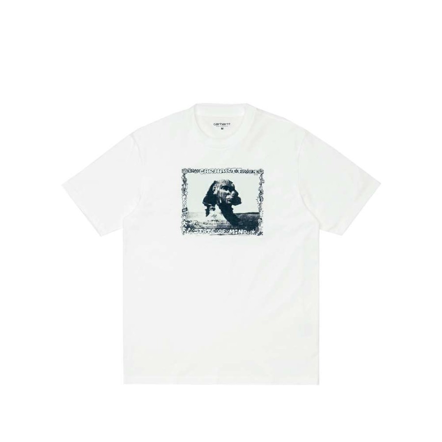 T-Shirts & Polo * | Carhartt Wip S/S Sphinx T-Shirt White I029053-2 Sale