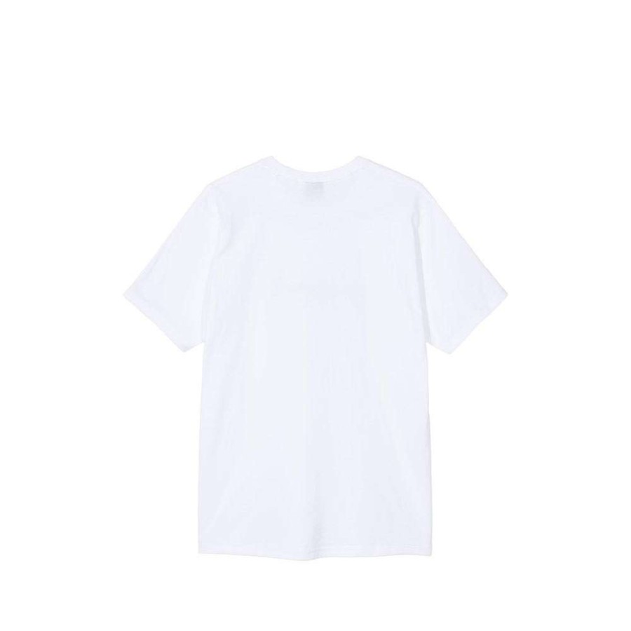 T-Shirts & Polo * | Stussy Apple Tee White 3903516 Sale