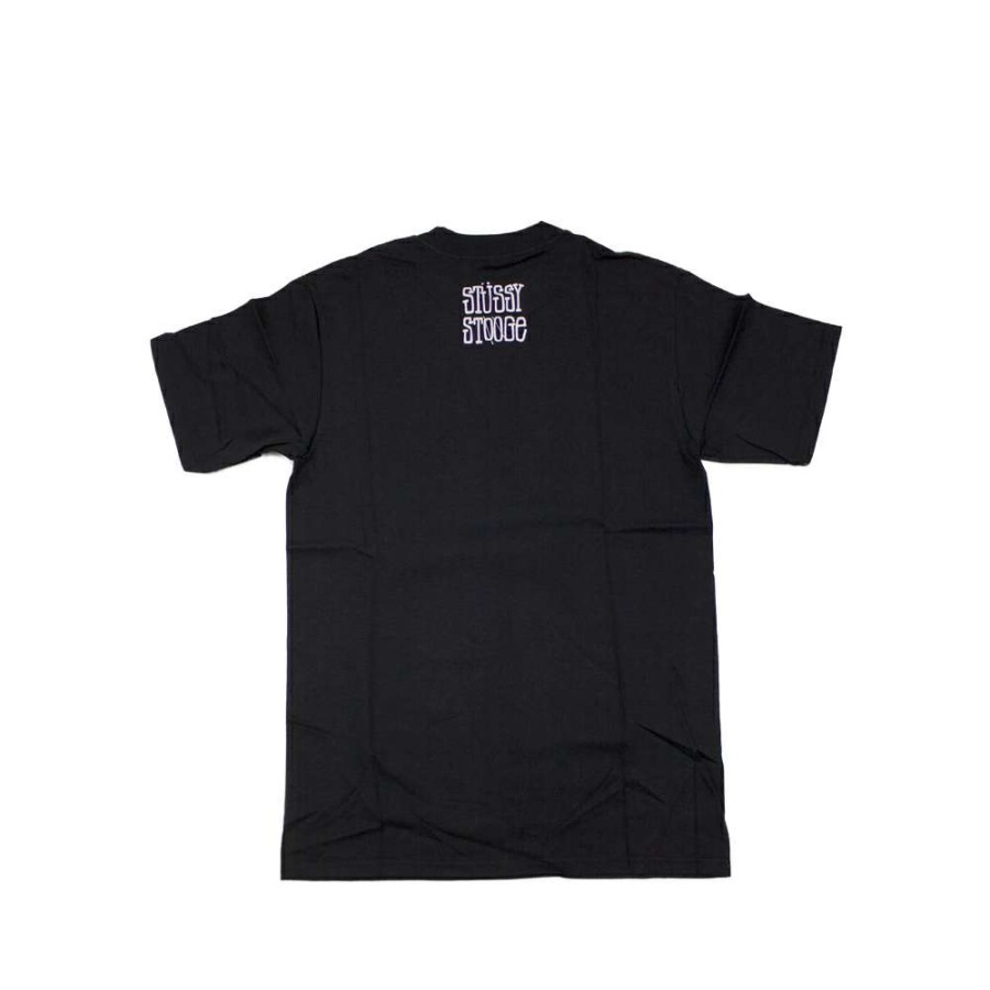 Heritage * | Stussy Black Sc Ss Stooges Iggy Pop Tee Limited Edition Fbsc1901589 Promotion