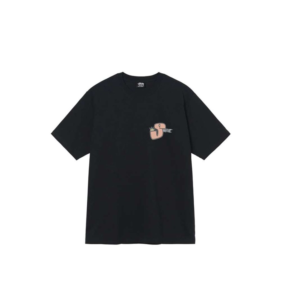 T-Shirts & Polo * | Stussy Phat S Tee Black 1904766 Promotion