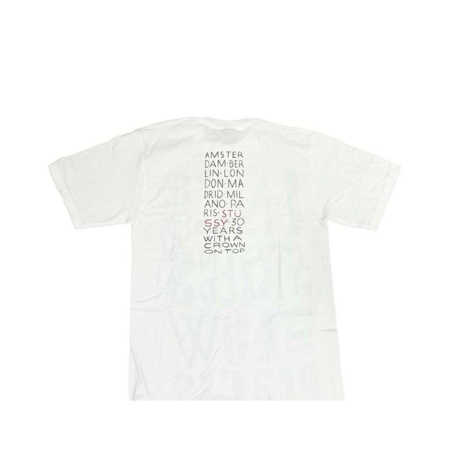 Heritage * | Stussy X Parra Low Places White Tee Limited Edition Promotion