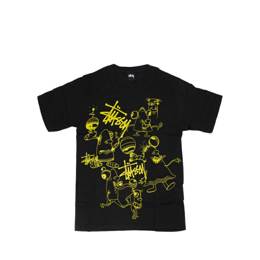 Heritage * | Stussy Customade X Ghost Collage Tee Black Limited Edition Sdsc1902170 Promotion