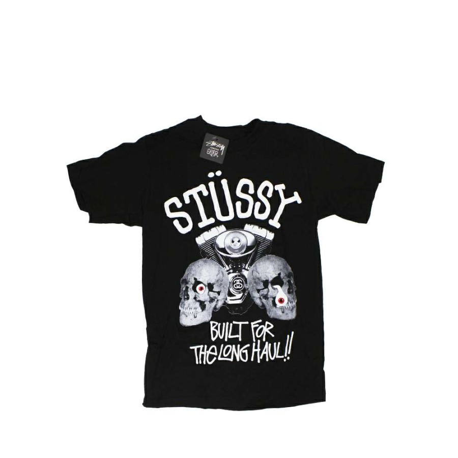 Heritage * | Stussy Motor Haul Black Tee Limited Edition 1902118 Sale