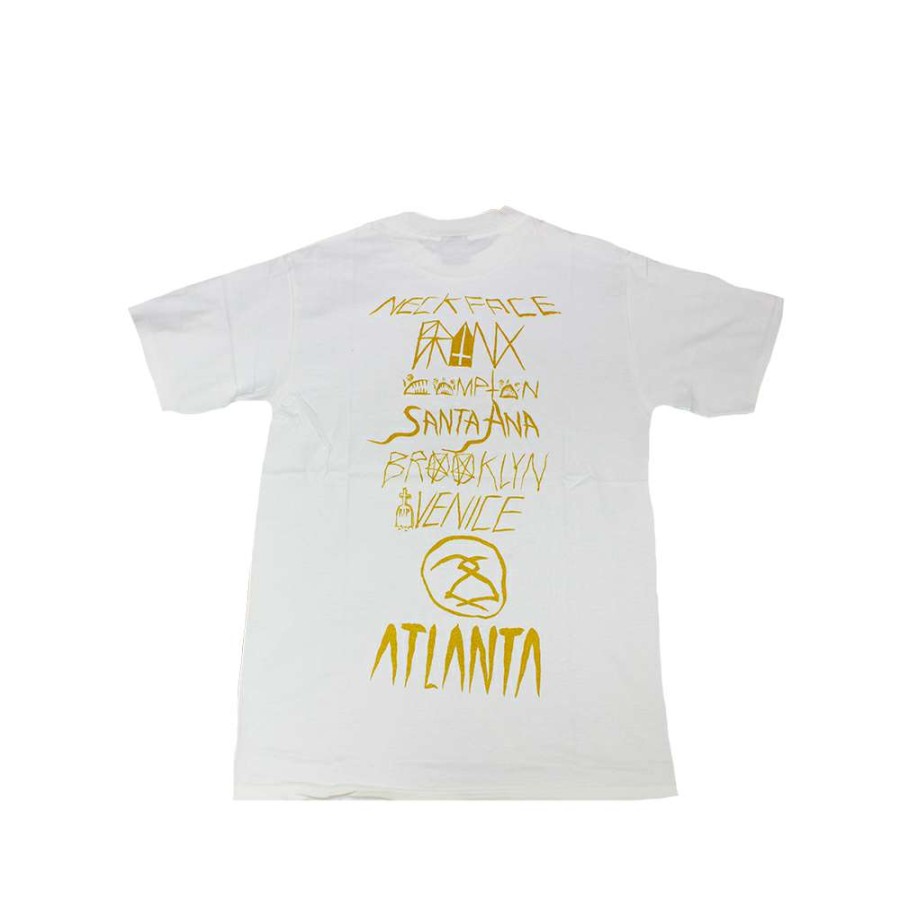 Heritage * | Stussy White Tee World Tour 2006 Neck Face Limited Edition Promotion