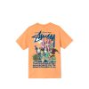 T-Shirts & Polo * | Stussy Psychedelic Tee Peach 1904663 Promotion