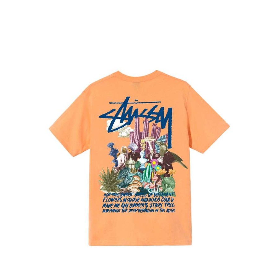 T-Shirts & Polo * | Stussy Psychedelic Tee Peach 1904663 Promotion