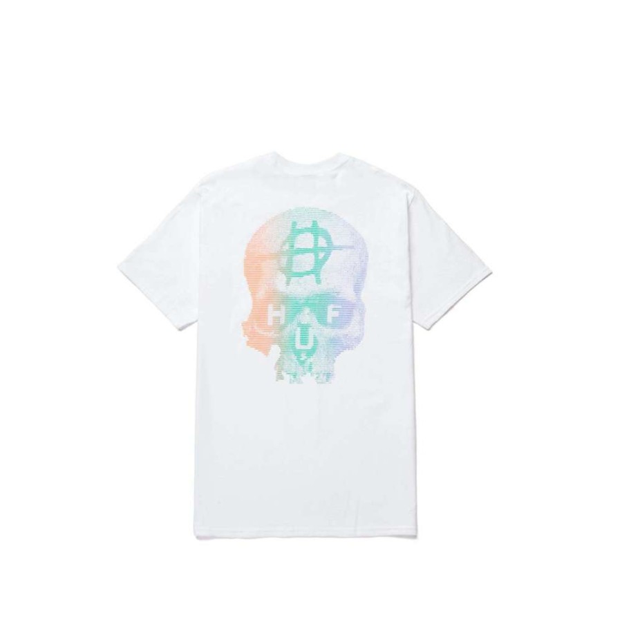 T-Shirts & Polo * | Huf Data Death Tee White Ts01333 Sale