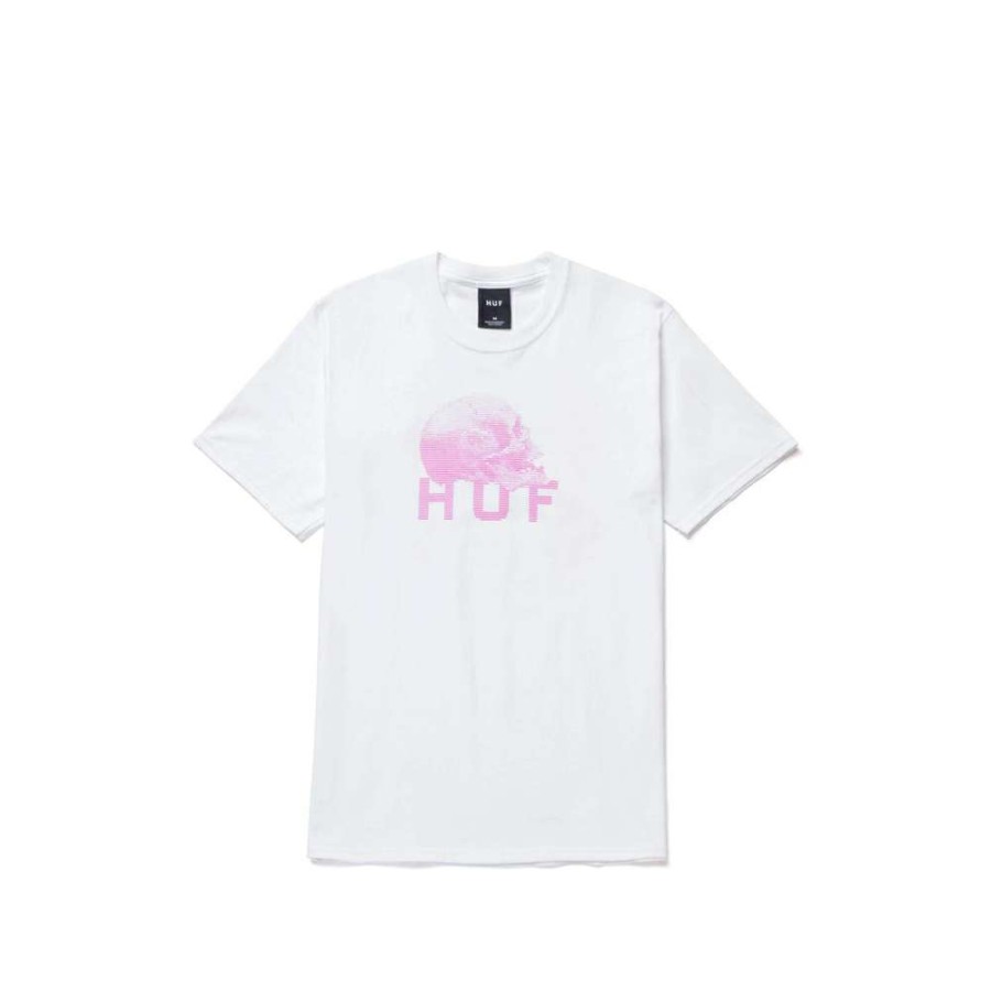 T-Shirts & Polo * | Huf Data Death Tee White Ts01333 Sale