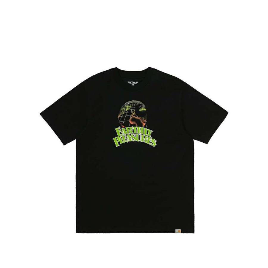 T-Shirts & Polo * | Carhartt Wip S/S Earthly Pleasures T-Shirt Black I029018-8 Discount