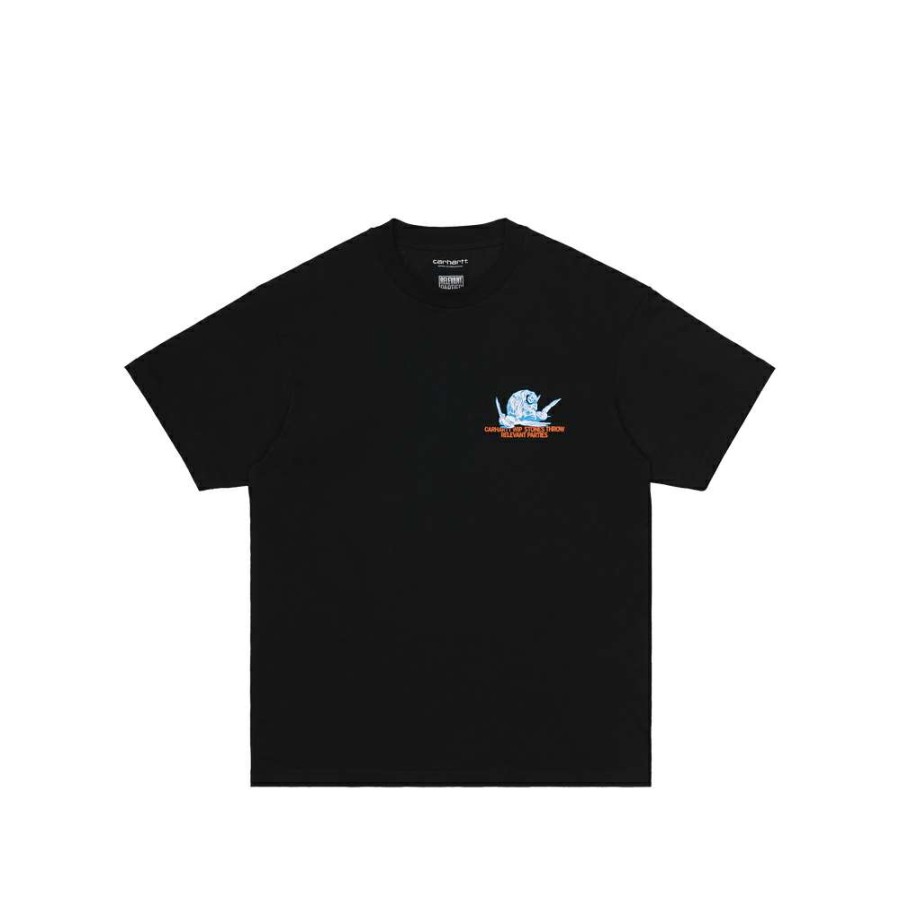 T-Shirts & Polo * | Carhartt Wip X Stones Throw S/S T-Shirt Black I029380-9 Sale