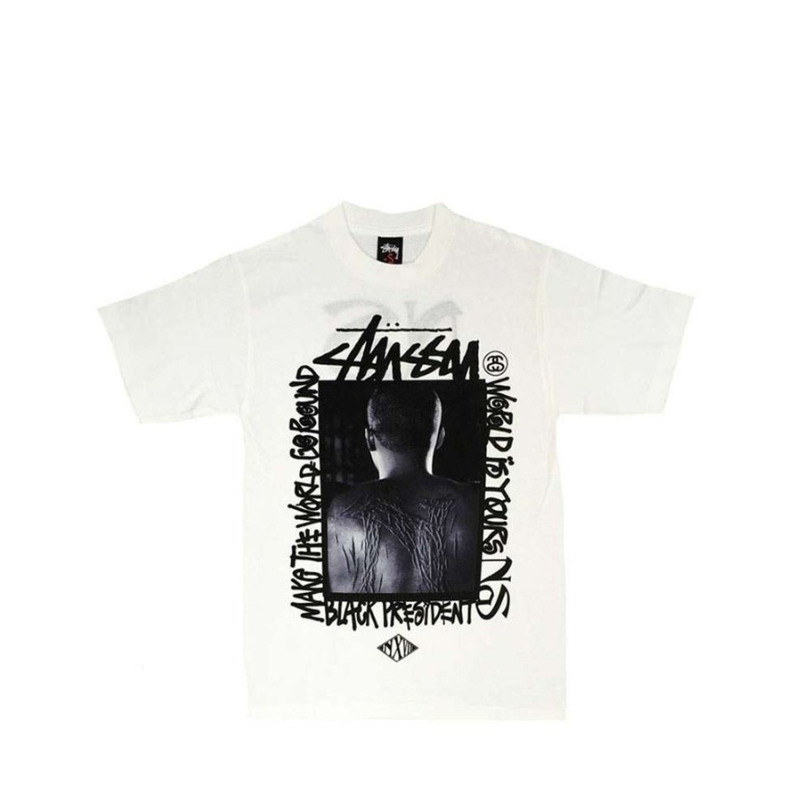 Heritage * | Stussy X Nas White Tee Limited Edition Sdsc1902156 Promotion