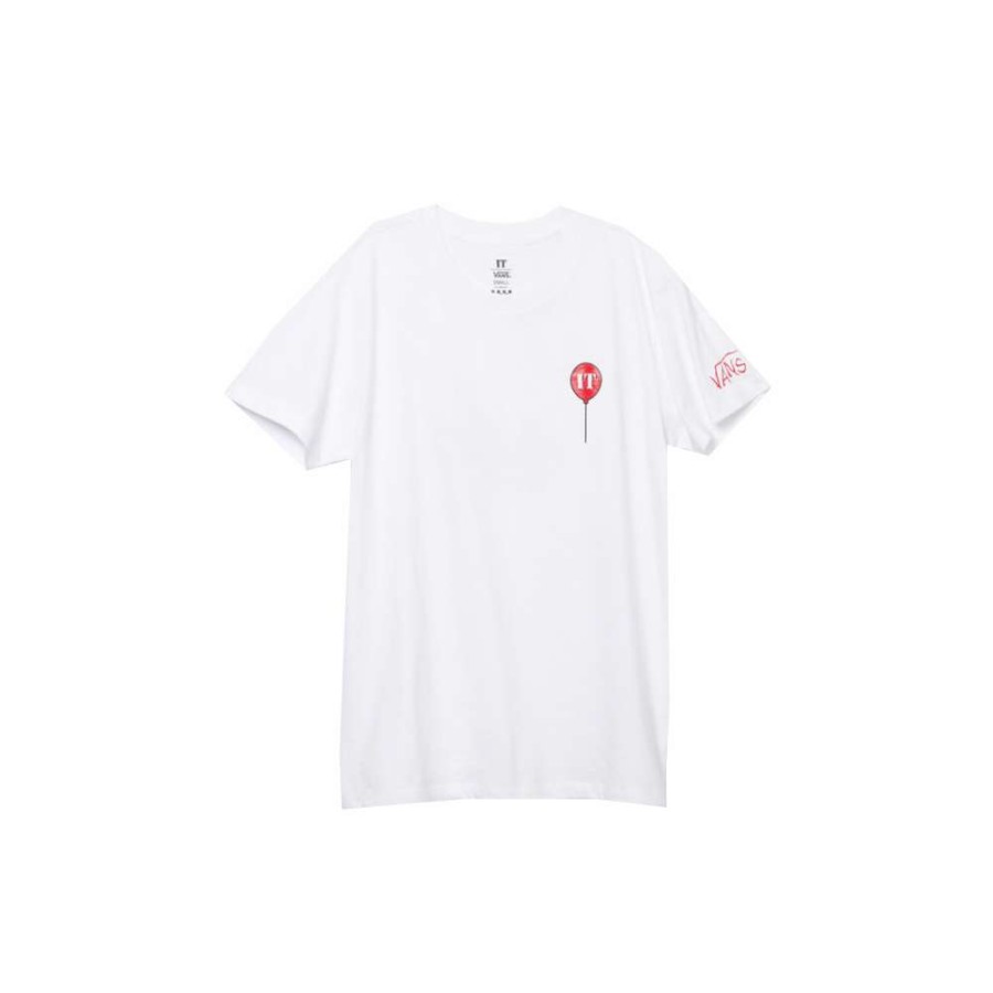 T-Shirts & Polo * | Vans X It Boyfriend T-Shirt White Vn0A53Xkzpm Sale