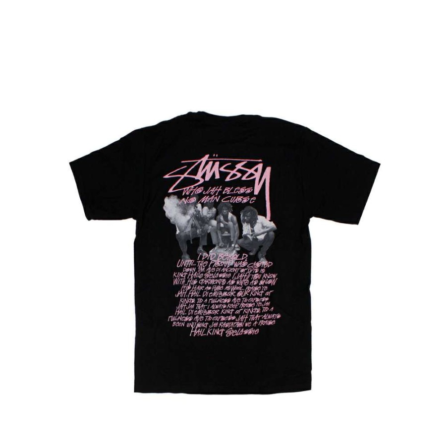 Heritage * | Stussy Tribe Of Stussy Black Tee 190407 Sale