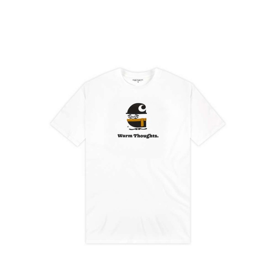 T-Shirts & Polo * | Carhartt Wip S/S Warm Thoughts T-Shirt White I029608-3 Promotion