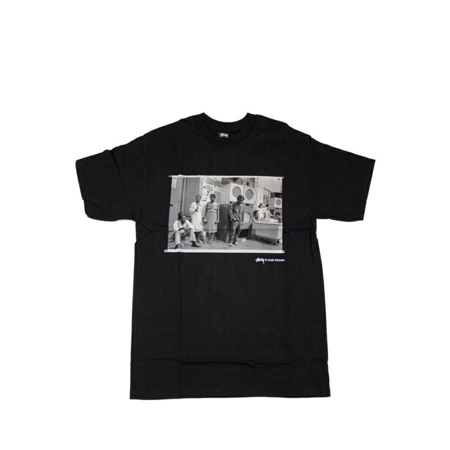 Heritage * | Stussy Black Sc Ss Josh Cheuse Nhill 84 Crew Tee Limited Edition Sbsc1901515 Discount