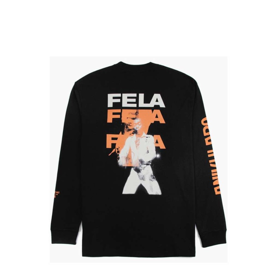 Heritage * | Fela Kuti X Carhartt Wip Long Sleeve Fela Fela Fela T-Shirt Black I026850-23 Sale