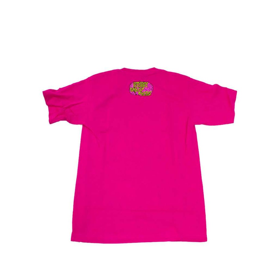 Heritage * | Stussy Great Minds Einstein Tee Magenta Limited Edition Discount