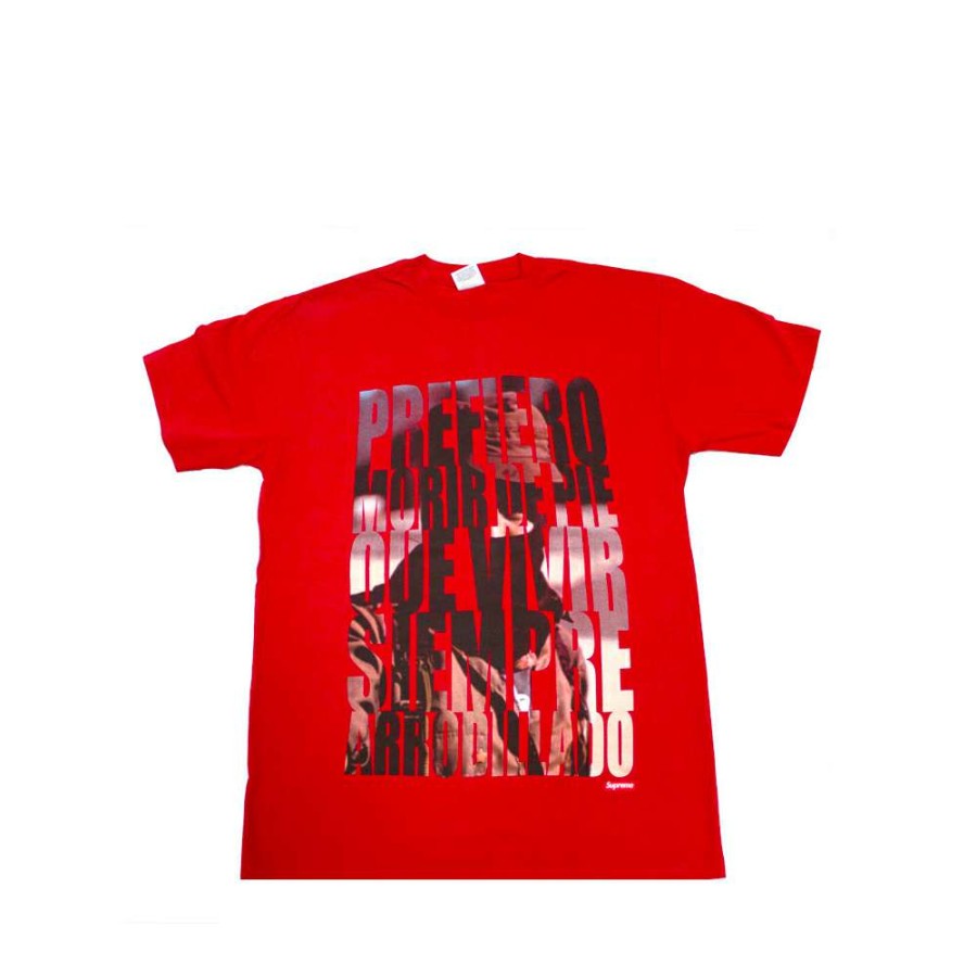 Heritage * | Supreme New York Zapatista T-Shirt Red 2005 Discount