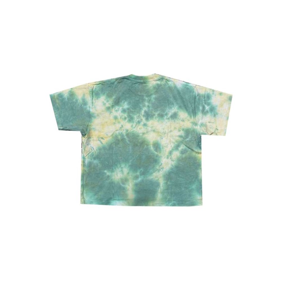 T-Shirts & Polo * | Obey Tag Custom Crop Box T-Shirt Tie Dye Cucumber Soft & Cloudy 267711986 Promotion