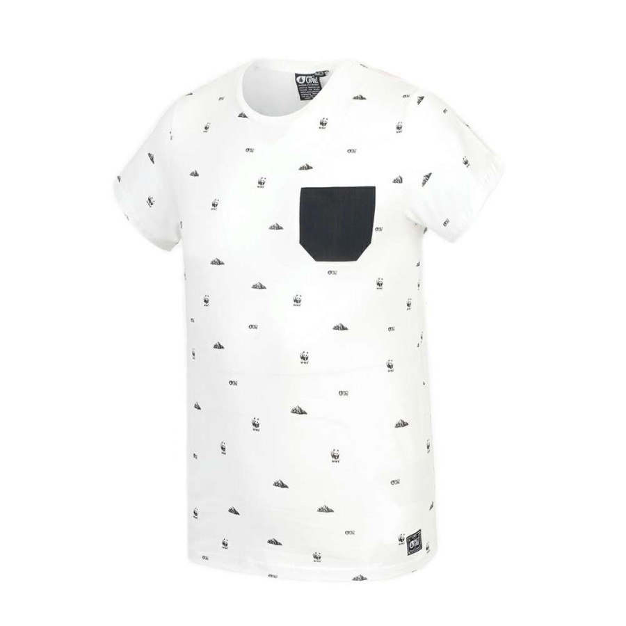 T-Shirts & Polo * | Picture X Wwf Allo T-Shirt White Organic Clothing Sale