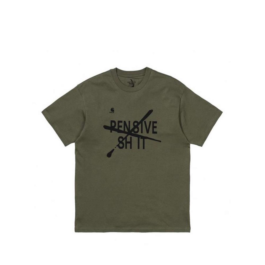 Heritage * | Fela Kuti X Carhartt Wip S/S Xpensive Shit T-Shirt Rover Green I026849-15 Sale