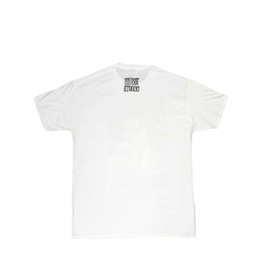 Heritage * | Stussy White Sc Ss Stooges Iggy Pop Tee Limited Edition Fbsc1901589 Promotion