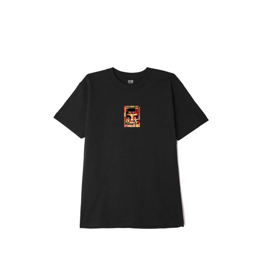 T-Shirts & Polo * | Obey Icon Face Collage Classic T-Shirt Black 165262803 Promotion