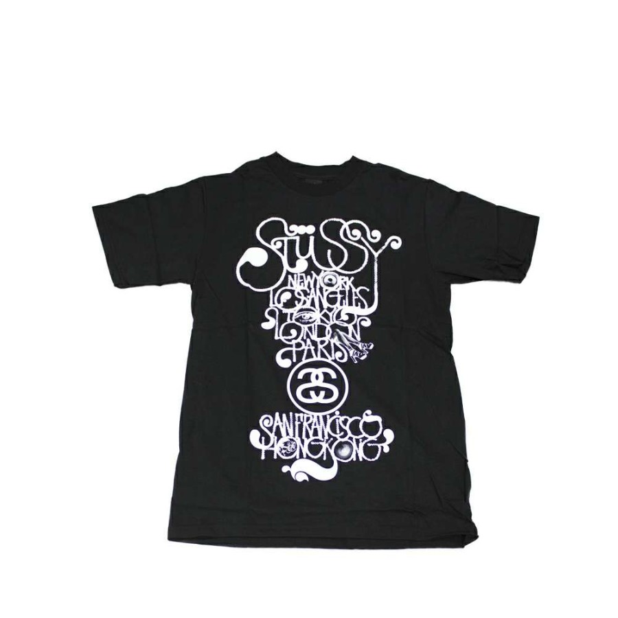 Heritage * | Stussy Black Tee World Tour 2006 Brent Rollins S6Sc1901241 Limited Edition Discount