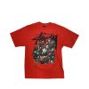 Heritage * | Stussy Customade X Creepy Group Red Tee Limited Edition Ffsc3902217 Promotion