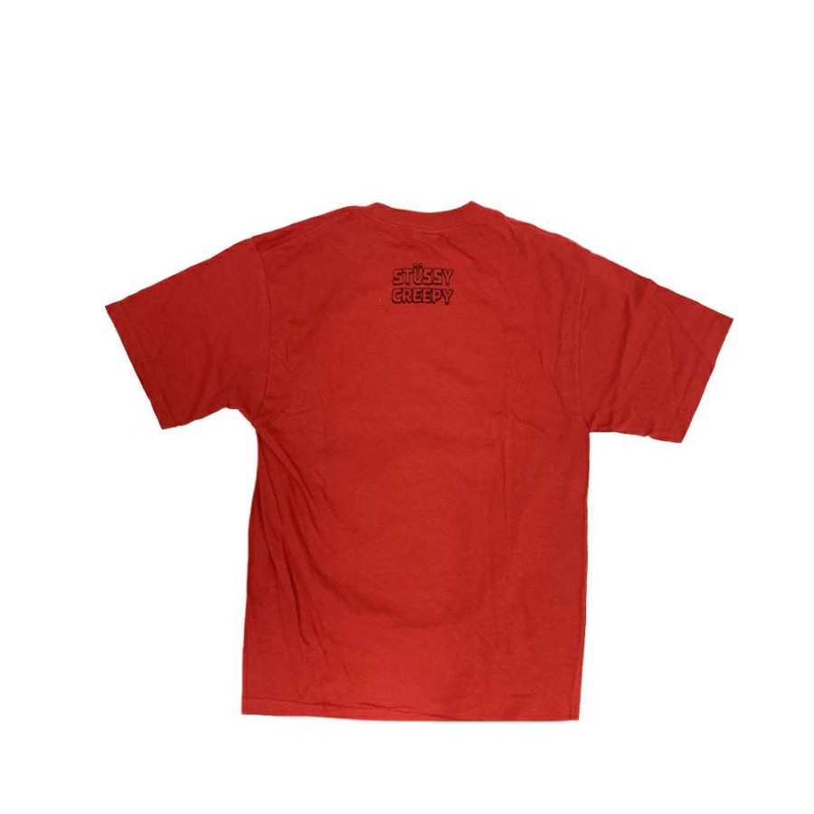 Heritage * | Stussy Customade X Creepy Group Red Tee Limited Edition Ffsc3902217 Promotion