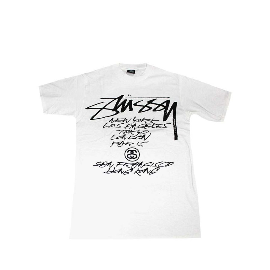 Heritage * | Stussy White Tee World Tour 2006 Futura Limited Edition Promotion