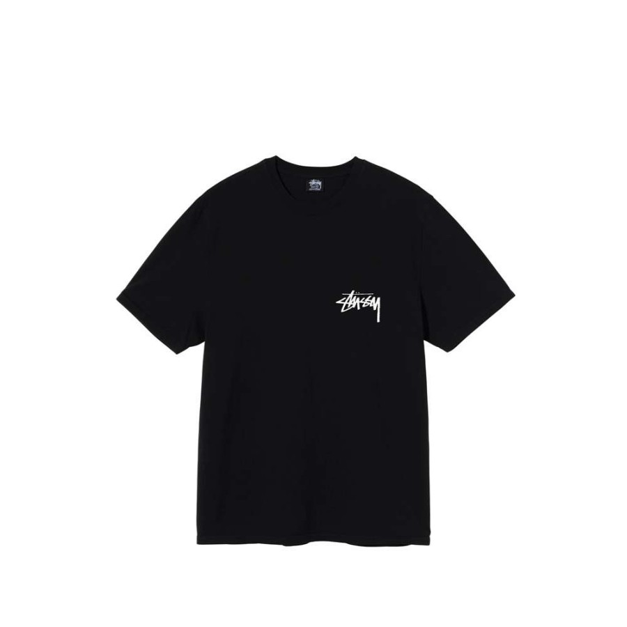 T-Shirts & Polo * | Stussy Painter Pig Dyed Tee Black 1904699 Sale