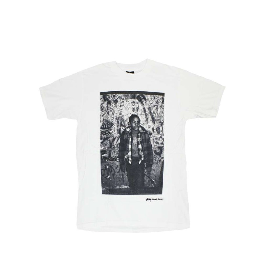 Heritage * | Stussy White Sc Ss Josh Cheuse Nhill 84 Junk Tee Limited Edition Sbsc1901516 Discount