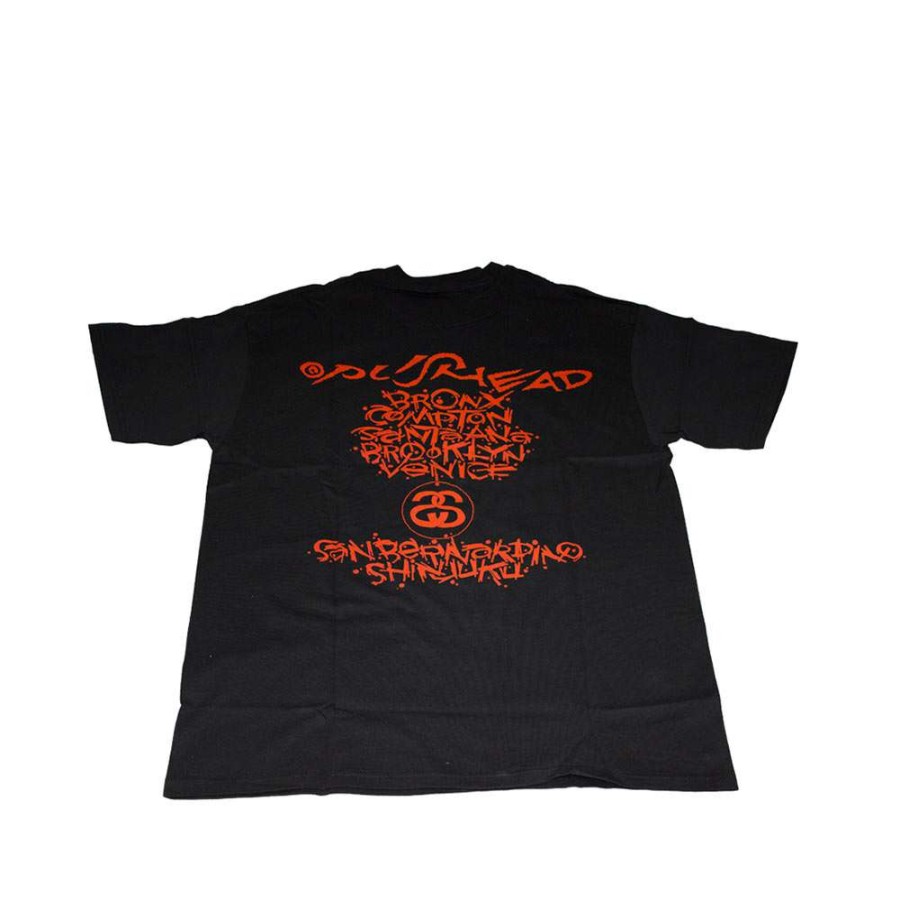 Heritage * | Stussy Black Tee World Tour 2006 Pushead Limited Edition Discount