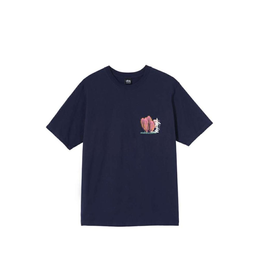 T-Shirts & Polo * | Stussy Desert Bloom Tee Navy 1904686 Sale