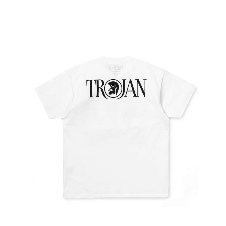 Heritage * | Carhartt Wip X Trojan Moonstomp Short Sleeve T-Shirt White Discount