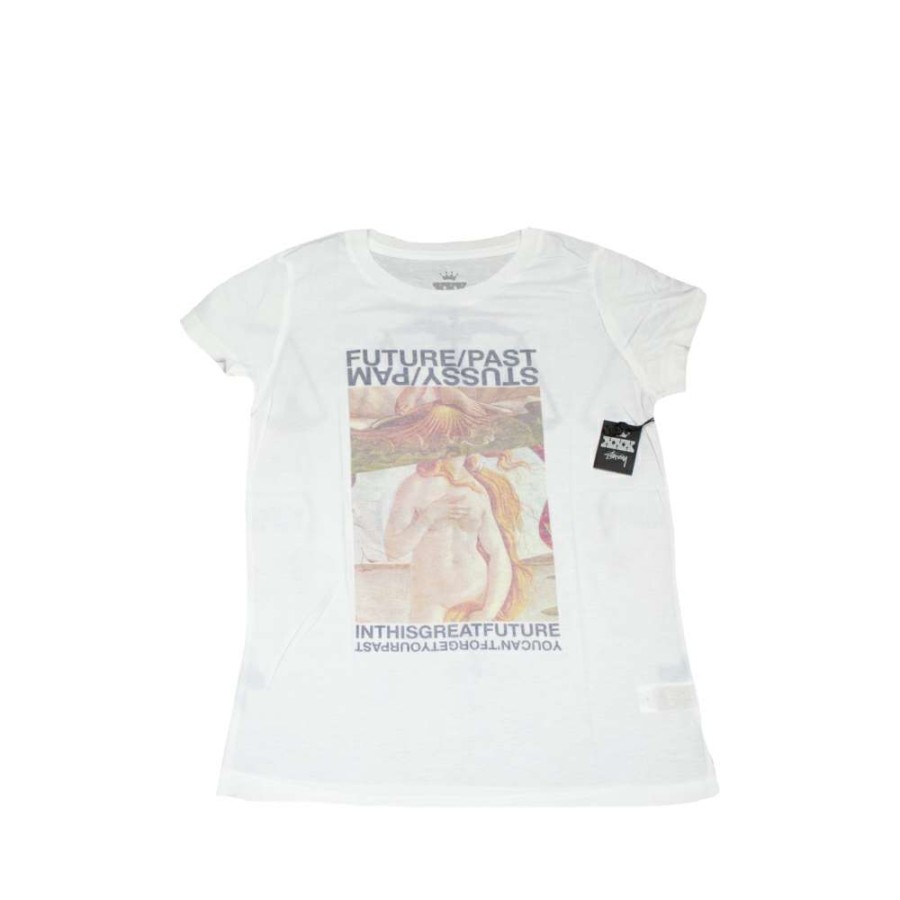 Heritage * | Stussy Sc Ss Pam White Tee Xxx Anniversary Sesc1240004 Sale