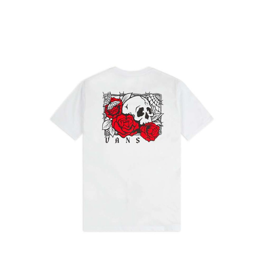 T-Shirts & Polo * | Vans Rose Bed T-Shirt White Vn0A54Cv Promotion