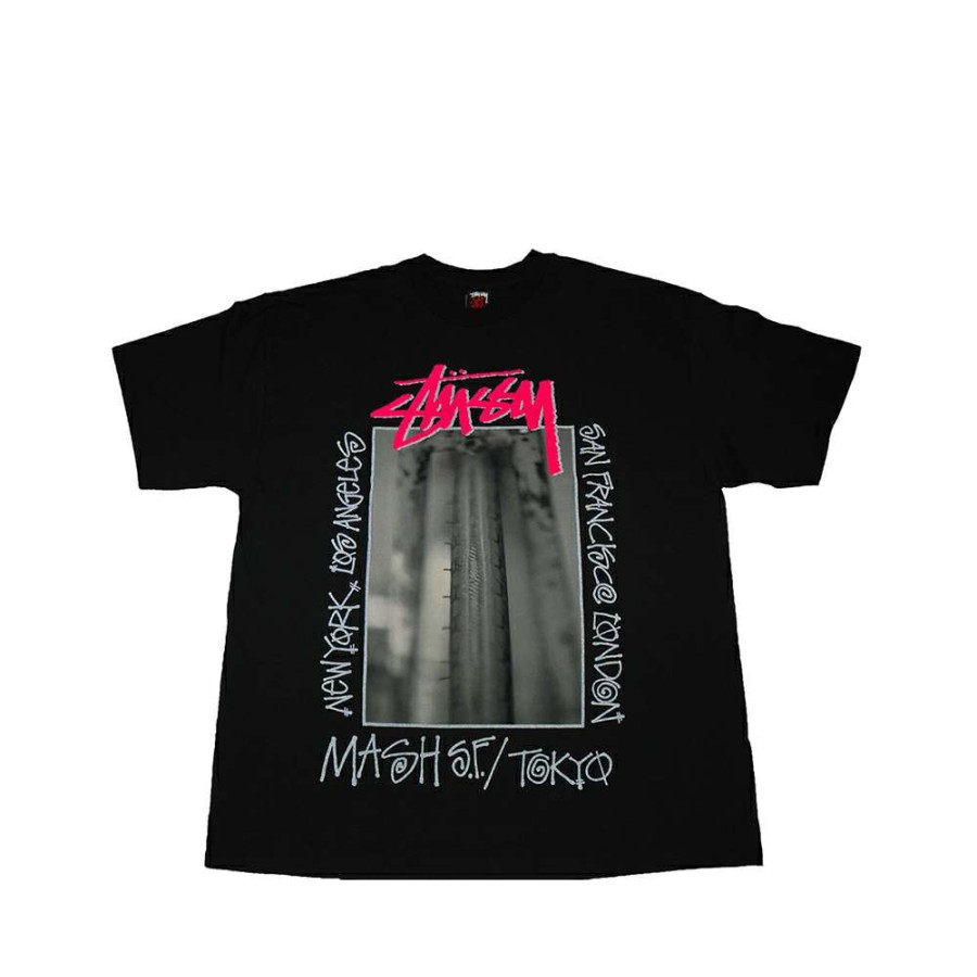 Heritage * | Stussy X Mash Sf Black Tee Promotion