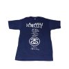 Heritage * | Stussy Navy Silver Tee World Tour 2006 Rob Abeyta Jr S6Sc1901230 Limited Edition Promotion