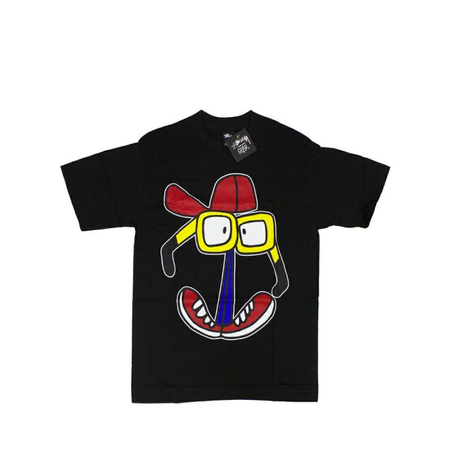 Heritage * | Stussy X Reas Glasses Guy Black Tee Limited Edition 1902085 Promotion