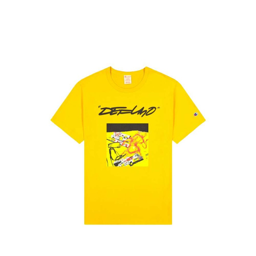 T-Shirts & Polo * | Defumo X Champion T-Shirt Yellow 216409 Discount