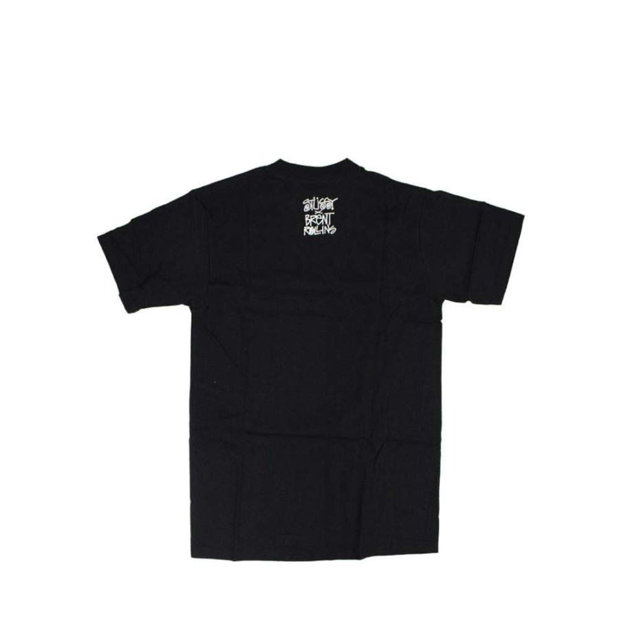 Heritage * | Stussy X Brent Rollins Hypnotized Black Tee Limited Edition 1901609 Sale