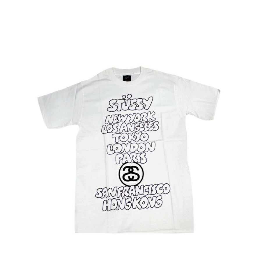 Heritage * | Stussy White Tee World Tour 2006 Ben Drury Limited Edition Sale