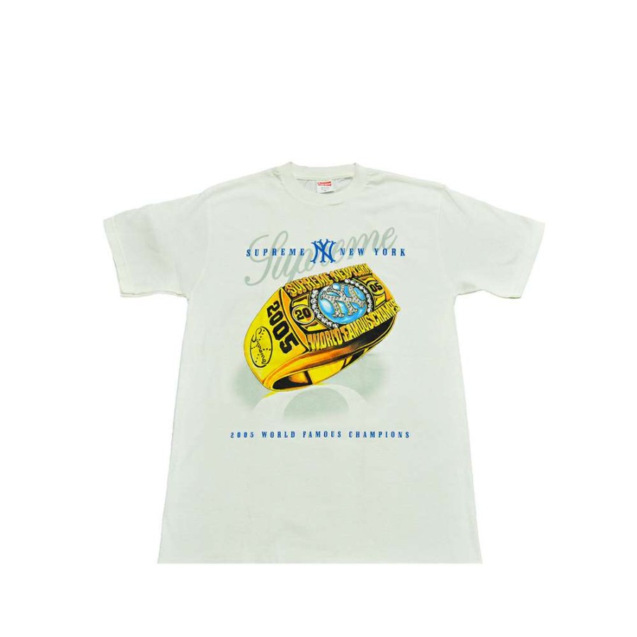 Heritage * | Supreme 2005 World Famous Championship Ring Tee Supreme New York Promotion