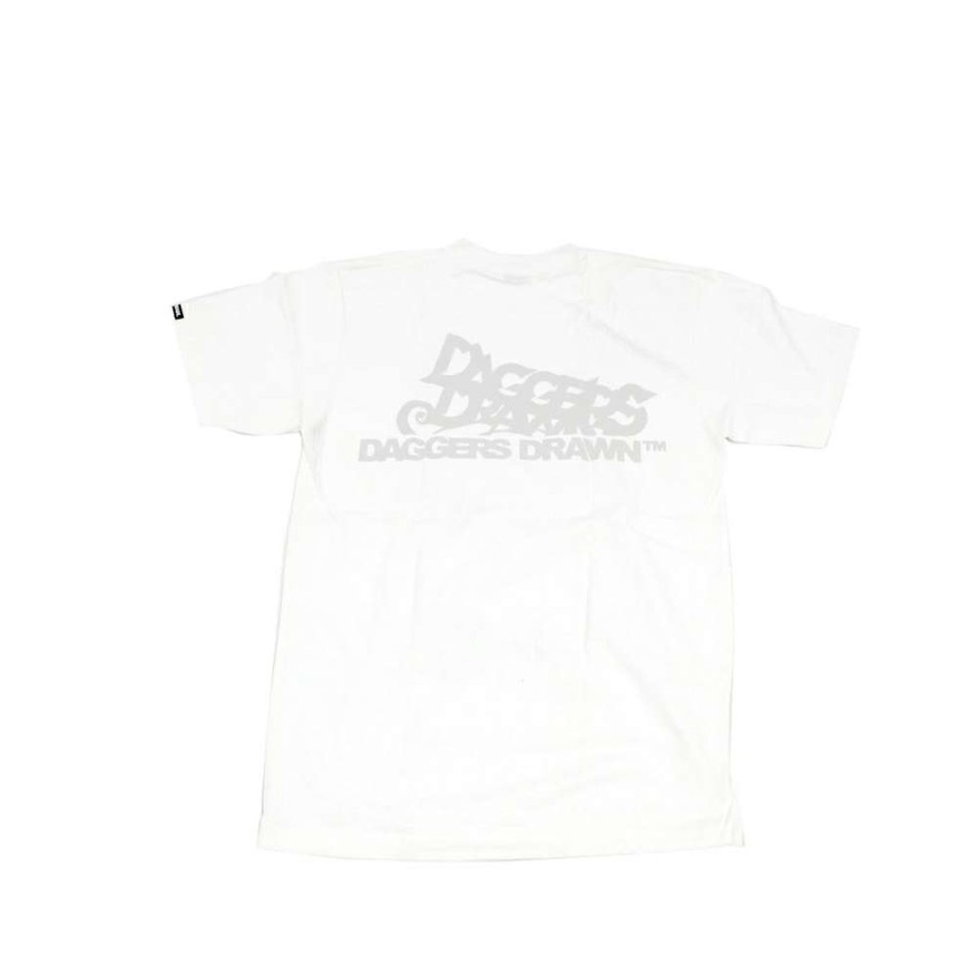 Heritage * | Stussy Customade Daggers Drawn Skull Bones White Tee Limited Edition Promotion