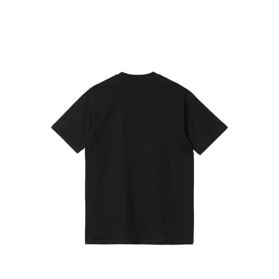 T-Shirts & Polo * | Carhartt Wip S/S Range Script T-Shirt Black I029603-20 Promotion