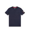 T-Shirts & Polo * | Alpha Industries Nasa T Rep Blue 196506/07 Promotion