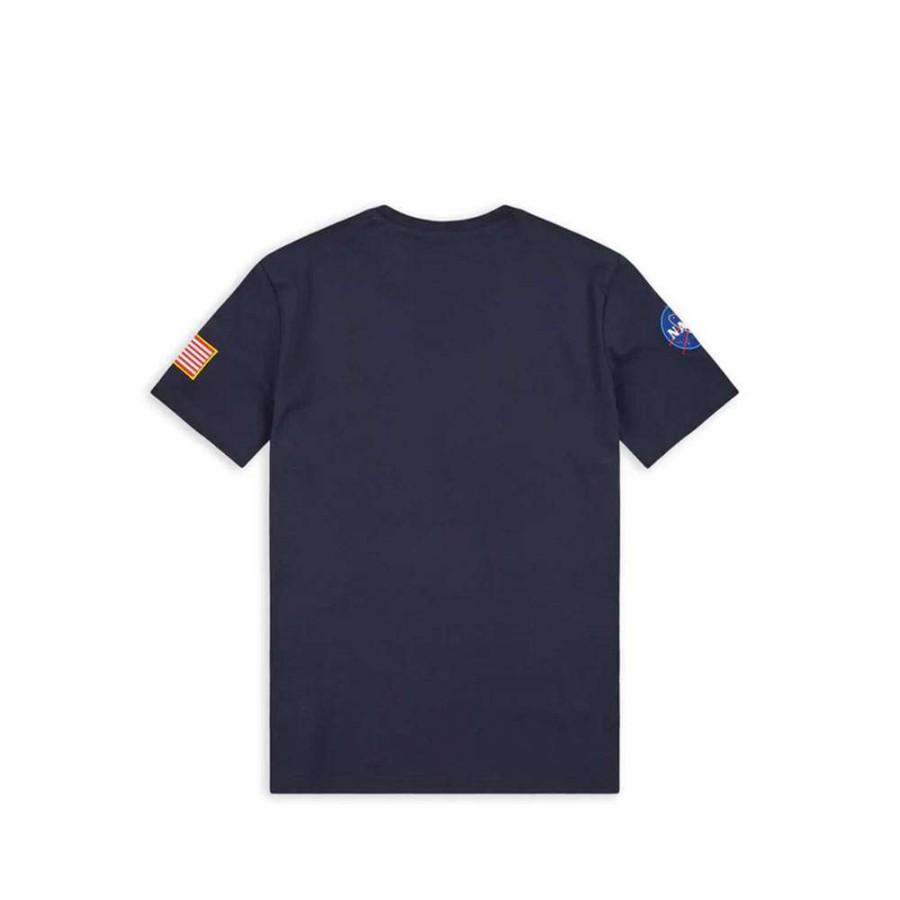 T-Shirts & Polo * | Alpha Industries Nasa T Rep Blue 196506/07 Promotion