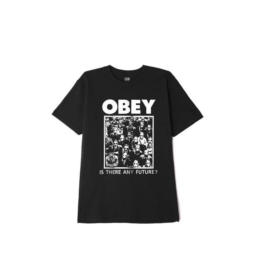 T-Shirts & Polo * | Obey Is There Any Furture Classic T-Shirt Black 165262802 Promotion